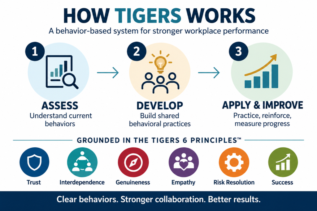 Behavior-based organizational development: How TIGERS Works
